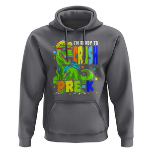 Dinosaur Pre-K Hoodie I'm Ready To Crush Pre-K, 1st Day of School Boy TS01 Charcoal Print Your Wear