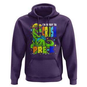 Dinosaur Pre-K Hoodie I'm Ready To Crush Pre-K, 1st Day of School Boy TS01 Purple Print Your Wear