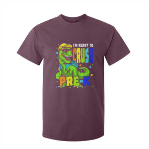 I am Ready To Crush Pre-K Dinosaur T Shirt For Kid Cool First Day of School Boy