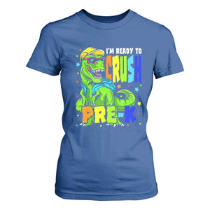 I am Ready To Crush Pre-K Dinosaur T Shirt For Women Cool First Day of School Boy