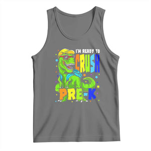 I am Ready To Crush Pre-K Dinosaur Tank Top Cool First Day of School Boy