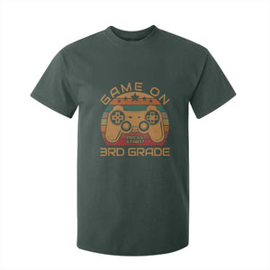 Game On First Day of 3rd Grade T Shirt For Kid Funny Gamer Back to School Kids Gift