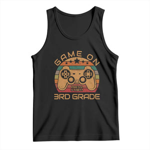 Game On First Day of 3rd Grade Tank Top Funny Gamer Back to School Kids Gift