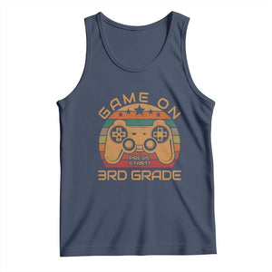 Game On First Day of 3rd Grade Tank Top Funny Gamer Back to School Kids Gift
