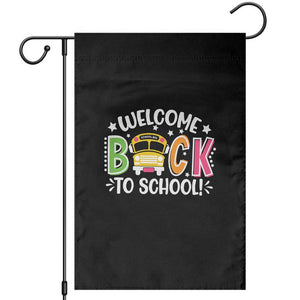 Welcome Back to School Bus Driver Garden Flag First Day for School Gifts