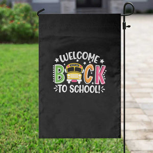 Welcome Back to School Bus Driver Garden Flag First Day for School Gifts