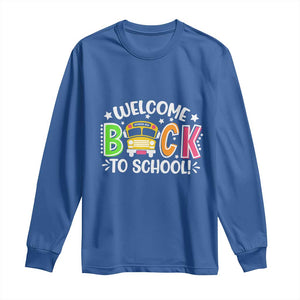 Welcome Back to School Bus Driver Long Sleeve Shirt First Day for School Gifts