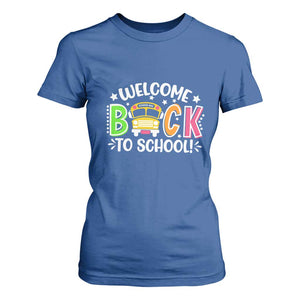 Welcome Back to School Bus Driver T Shirt For Women First Day for School Gifts