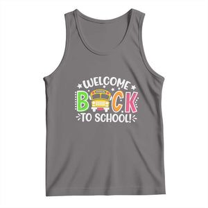 Welcome Back to School Bus Driver Tank Top First Day for School Gifts