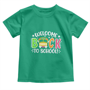 Welcome Back to School Bus Driver Toddler T Shirt First Day for School Gifts