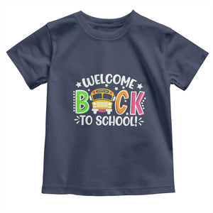 Welcome Back to School Bus Driver Toddler T Shirt First Day for School Gifts