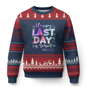 Para Life Beach Mode Ugly Christmas Sweater Funny Last Day of School Summer Vacation Gift