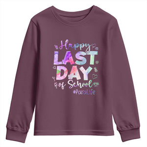 Para Life Beach Mode Youth Sweatshirt Funny Last Day of School Summer Vacation Gift