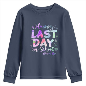 Para Life Beach Mode Youth Sweatshirt Funny Last Day of School Summer Vacation Gift