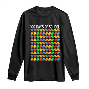 Master Builder 100 Days of School Long Sleeve Shirt Funny Toy Building Blocks Gift