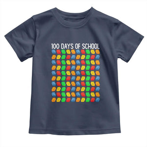 Master Builder 100 Days of School Toddler T Shirt Funny Toy Building Blocks Gift