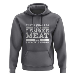 Funny Pitmaster Hoodie I Smoke Meat BBQ Smoker Grill Gift TS01 Charcoal Print Your Wear