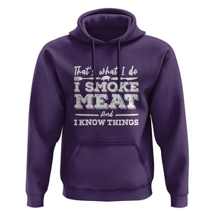 I'd Smoke That - Funny Meat BBQ Season Smoker & Grilling Hoodie TS01 Purple Print Your Wear