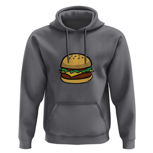 Hamburger Cheese BBQ Hoodie Cheeseburger Emoticon TS01 Charcoal Print Your Wear