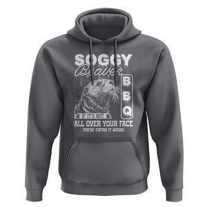 Soggy Beaver Funny BBQ Hoodie Humorous Eating Design, Comfortable Cotton Tee, Unique Gift TS01 Charcoal Print Your Wear