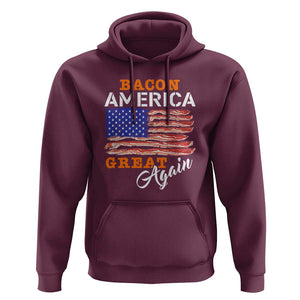 2024 BBQ Hoodie Bacon America Great AgainFunny Barbecue TS01 Maroon Print Your Wear