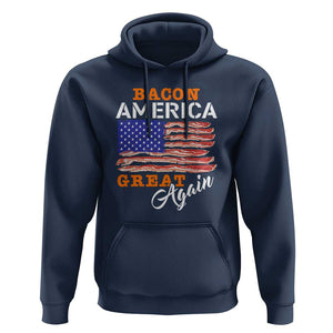 2024 BBQ Hoodie Bacon America Great AgainFunny Barbecue TS01 Navy Print Your Wear