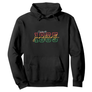 Black History Hoodie Celebrate Juneteenth 1865 TS01 Black Printyourwear