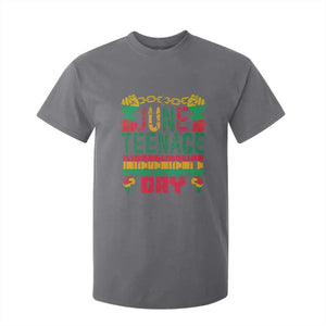 Juneteenth 1865 Independence Day T Shirt For Kid TS01 Charcoal Print Your Wear