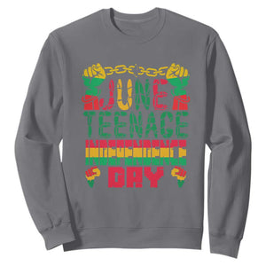 Independence Day Sweatshirt Juneteenth 1865 TS01 Charcoal Printyourwear