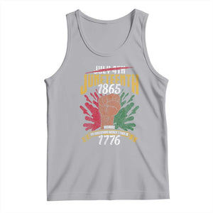 Juneteenth Since 1865 Tank Top My Ancestors Weren't Free In 1776 TS01 Athletic Heather Print Your Wear