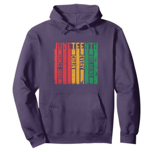 1865 Hoodie Juneteenth Breaking Every Chain TS01 Purple Printyourwear