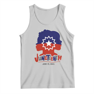 Juneteenth Flag Tank Top Celebrating Black Freedom Day 1865 TS01 Ash Print Your Wear