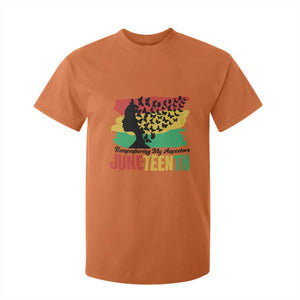 Juneteenth 1865 T Shirt For Kid Remembering My Ancestors TS01 Orange Print Your Wear