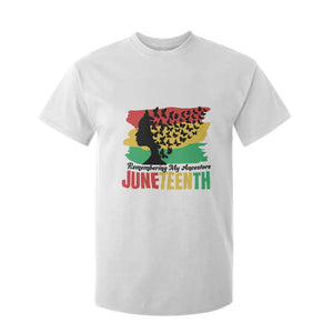 Juneteenth 1865 T Shirt For Kid Remembering My Ancestors TS01 White Print Your Wear