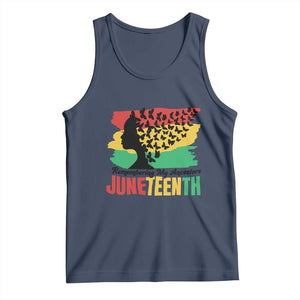 Juneteenth 1865 Tank Top Remembering My Ancestors TS01 Navy Print Your Wear