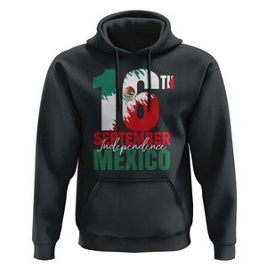 16th September Mexican Independence Day Hoodie Mexico Flag Celebration TS01 Black Print Your Wear