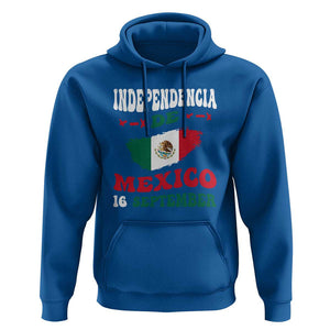 Independencia de Mxico Hoodie Celebrate with Flag & Pride TS01 Royal Blue Print Your Wear
