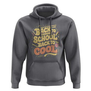 Funny Back to School Hoodie Back to Cool Design TS01 Charcoal Print Your Wear