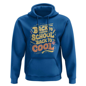 Funny Back to School Hoodie Back to Cool Design TS01 Royal Blue Print Your Wear