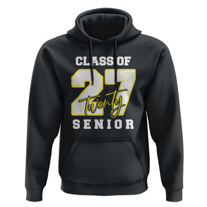 Class of 2027 Senior Hoodie 12th Grade Back to School High School TS01 Black Print Your Wear