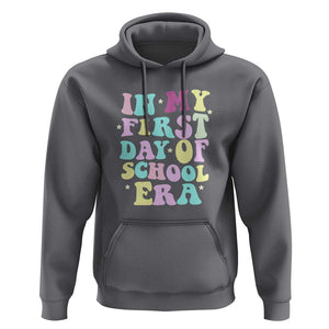 In My First Day of School Era Hoodie Back to School Retro Style TS01 Charcoal Print Your Wear