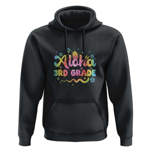 Aloha 3rd Grade Hoodie First Day Back to School for Teachers TS01 Black Print Your Wear