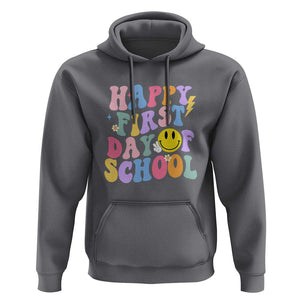 Happy Last Day of School Hoodie Funny End of School Year Design TS01 Charcoal Print Your Wear