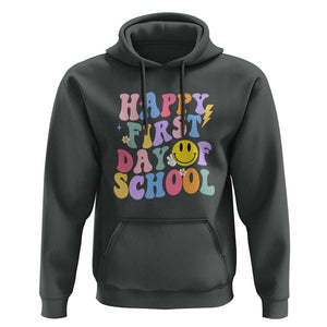 Happy Last Day of School Hoodie Funny End of School Year Design TS01 Dark Heather Print Your Wear