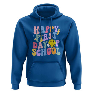 Happy Last Day of School Hoodie Funny End of School Year Design TS01 Royal Blue Print Your Wear