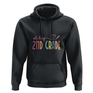 Second Grade Back to School Hoodie Fun & Exciting Design for Kids TS01 Black Print Your Wear