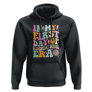 First Day of Elementary School Memories Hoodie Back to School for Kids TS01 Black Print Your Wear