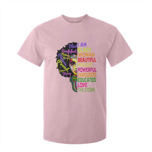 Black History T Shirt For Kid I Am The Storm Women Juneteenth TS01 Light Pink Print Your Wear