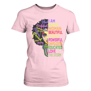 Black History T Shirt For Women I Am The Storm Women Juneteenth TS01 Light Pink Print Your Wear
