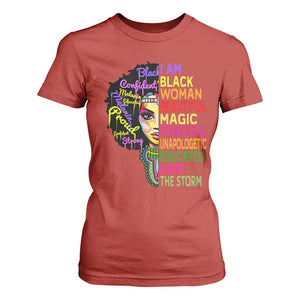 Black History T Shirt For Women I Am The Storm Women Juneteenth TS01 Red Print Your Wear